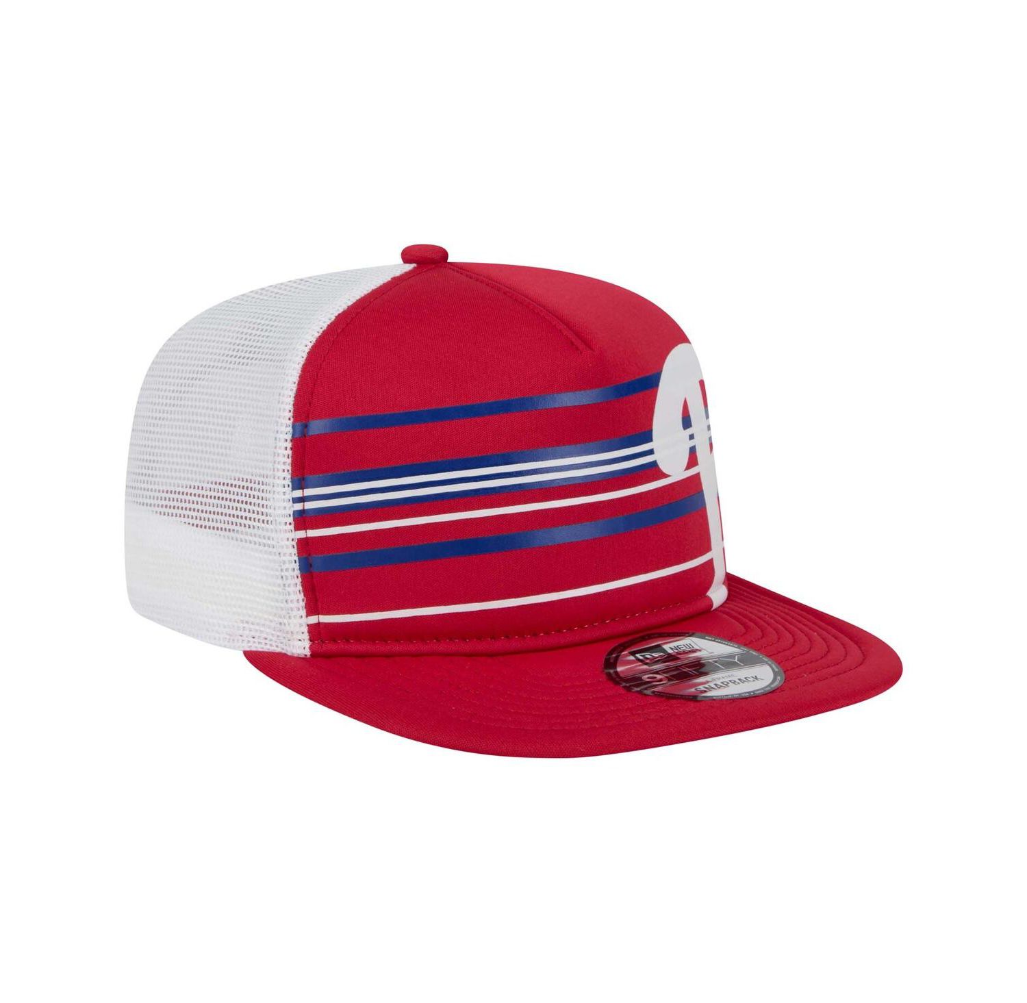 Men's Red Philadelphia Phillies 9FIFTY A-Frame Trucker Snapback Hat