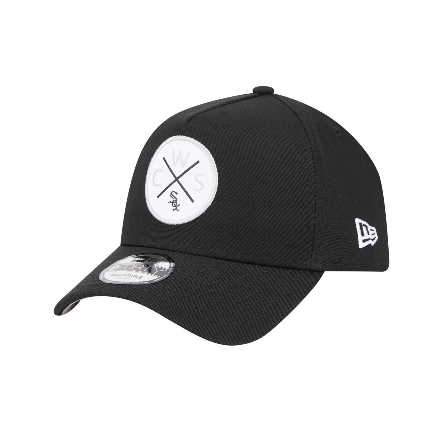 Men's Black Chicago White Sox 9FORTY A-Frame Adjustable Hat
