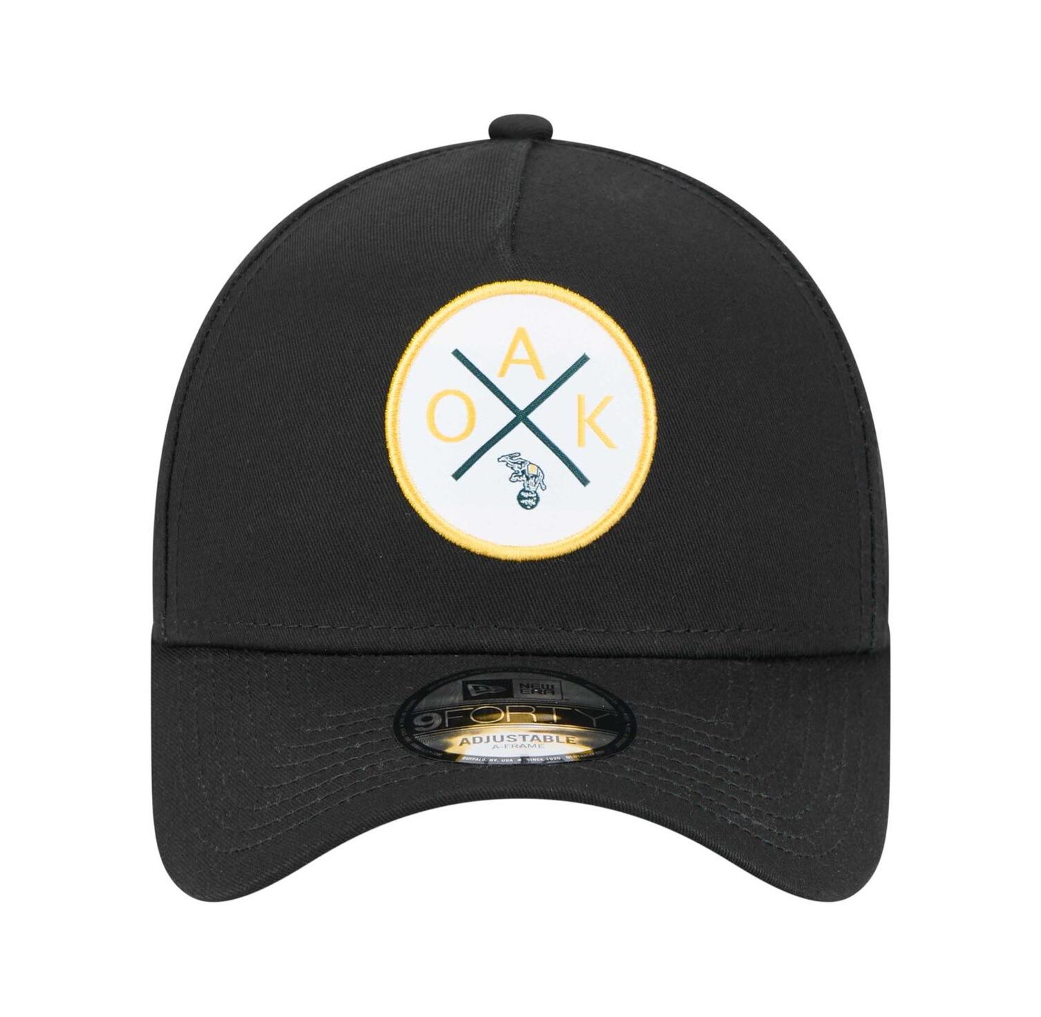 Men's Black Oakland Athletics 9FORTY A-Frame Adjustable Hat
