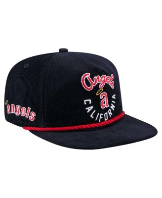 New Era - Men's Navy California Angels Cooperstown&nbsp;Collection Full Circle Corduroy&nbsp;Golfer Adjustable Hat
