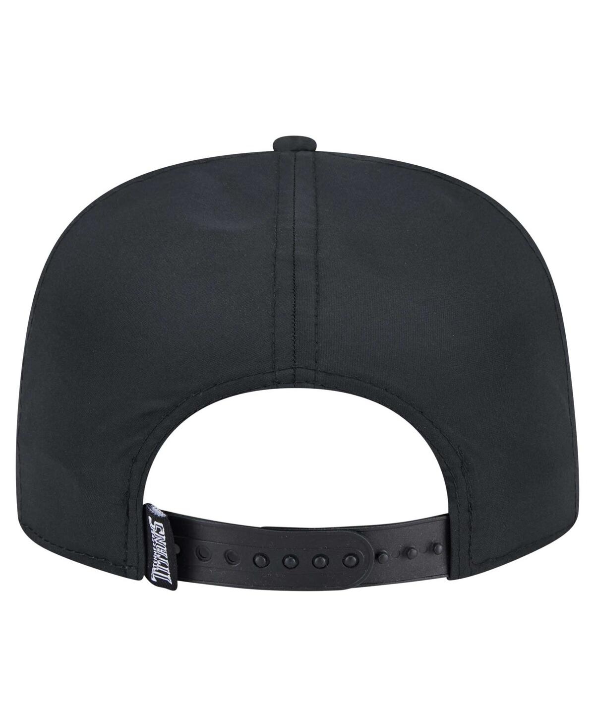 NEW ERA MEN'S BLACK TENNESSEE TITANS HYDRO A-FRAME 9FIFTY SNAPBACK HAT 