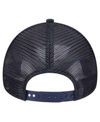 Женская шляпа New Era Women's Navy Houston Texans Peace Love Trucker с регулируемой длиной 94 см