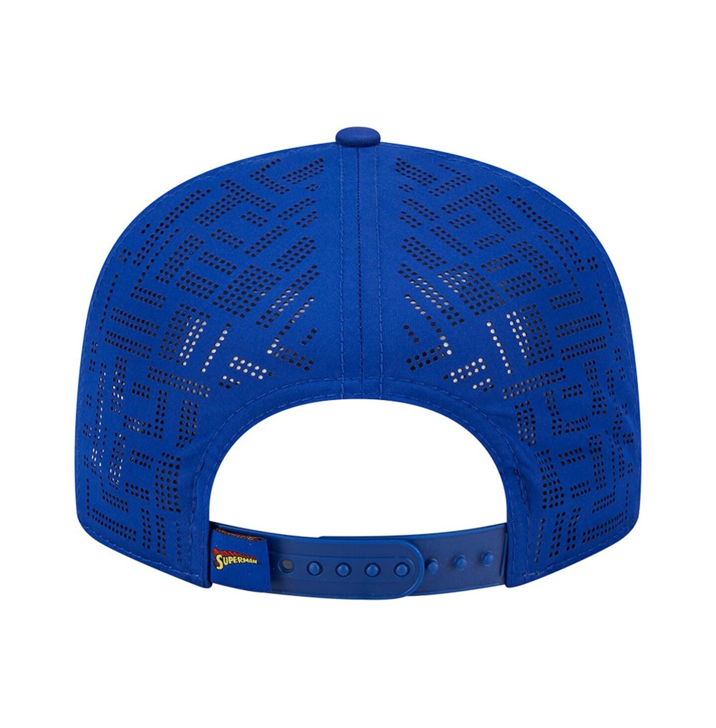 Мужская кепка New Era Blue Superman 9FIFTY Adjustable Hat — фото 2