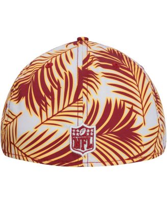 Мужская серая шляпа Washington Commanders Palms 39-го размера от New Era Flex