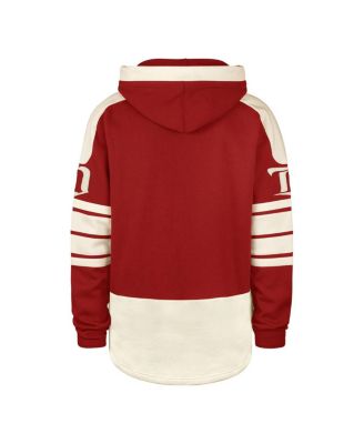 Мужской пуловер с капюшоном Detroit Red Wings Blue Line Heritage 47-го года выпуска, красный