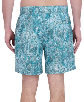 Robert Graham Мужские плавки Robert Graham с цветочным принтом на завязках 7 дюймов 15790₽