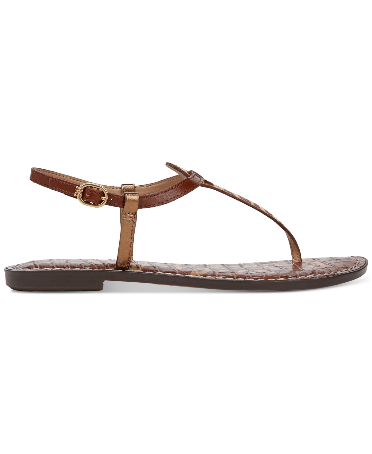 Sam Edelman Gigi Thong Sandal Beechwood Multi Leather In Beechwood Multi Leather
