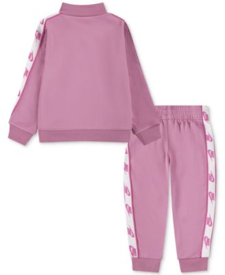 Toddler Girls Logo-Taping Jacket & Pants, 2 Piece Set
