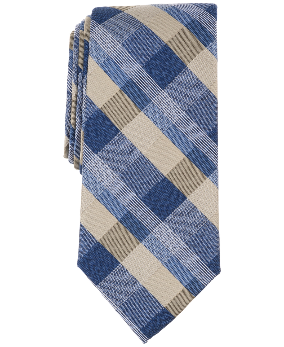 Shop Michael Kors Men's Sikora Plaid Tie In Navy