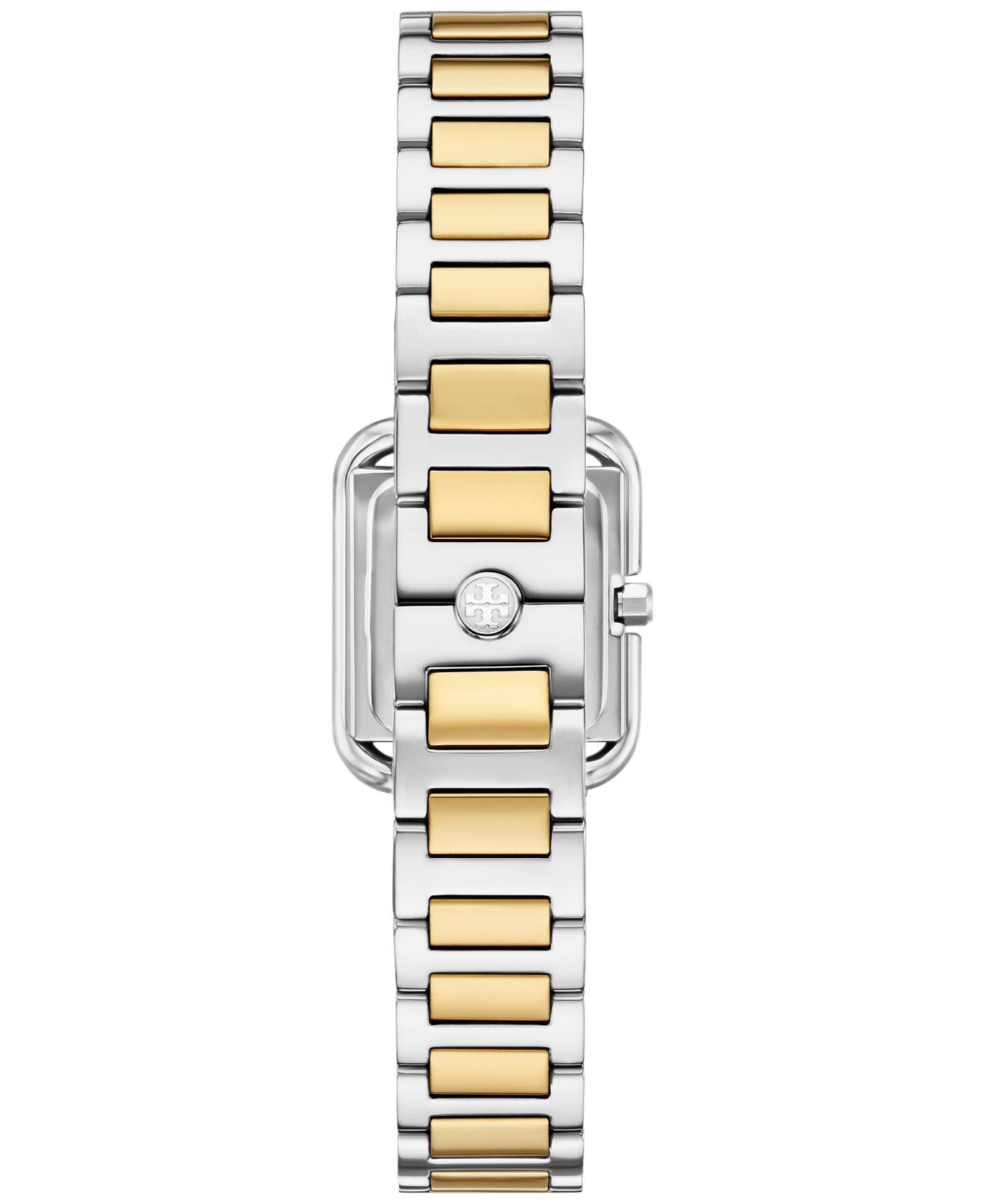 Женские часы Tory Burch The Kira Square Two-Tone Stainless Steel Bracelet Watch 18mm — фото 3
