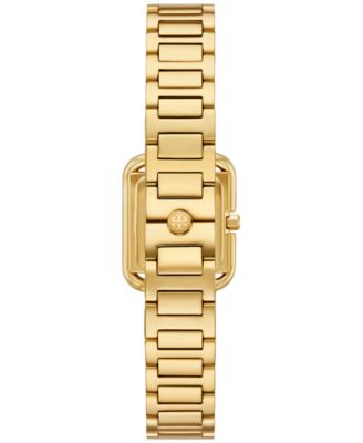 Women's The Kira Square Gold-Tone Stainless Steel Bracelet Watch 18mm