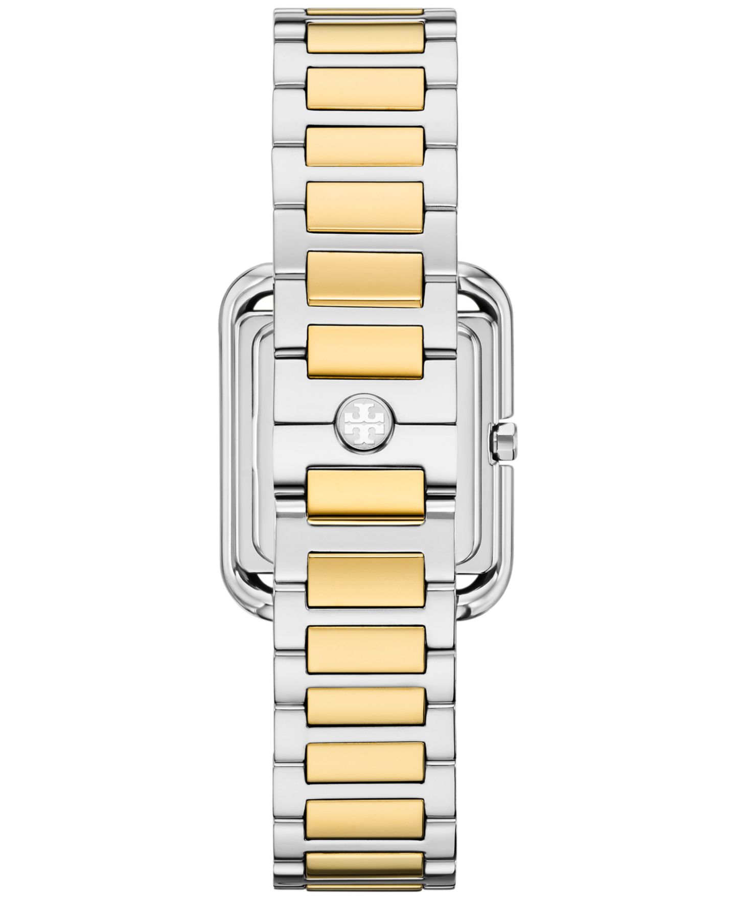 Женские часы Tory Burch The Kira Square Two-Tone Stainless Steel Bracelet Watch 24mm — фото 3