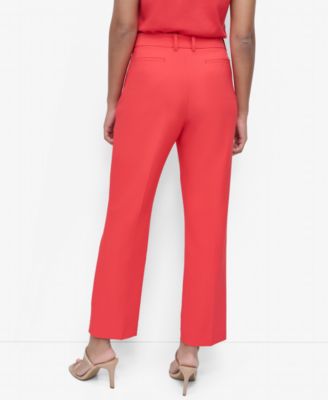 Petite Front Seam Flare-Leg Pants