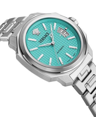 Men's Swiss Automatic Dylos Stainless Steel Bracelet Watch 42mm