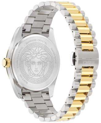 Men's Swiss Millenyium Two-Tone Stainless Steel Bracelet Watch 40mm