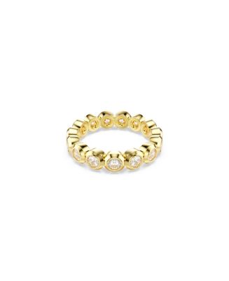 Swarovski Imber Gold-Tone Plated Round Cut Ring - Macy's
