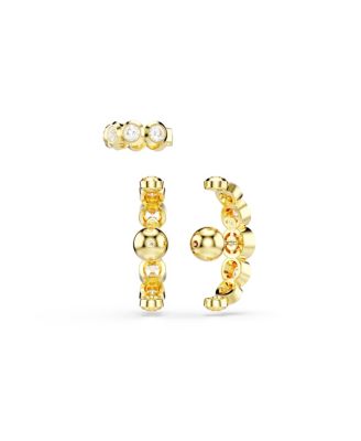 Imber Gold-Tone Plated Round Cut Ear Cuff Sets