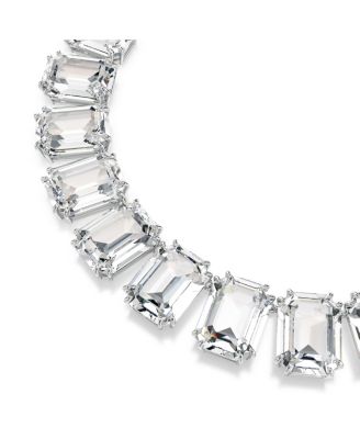 Millenia Rhodium Plated Tennis Necklace