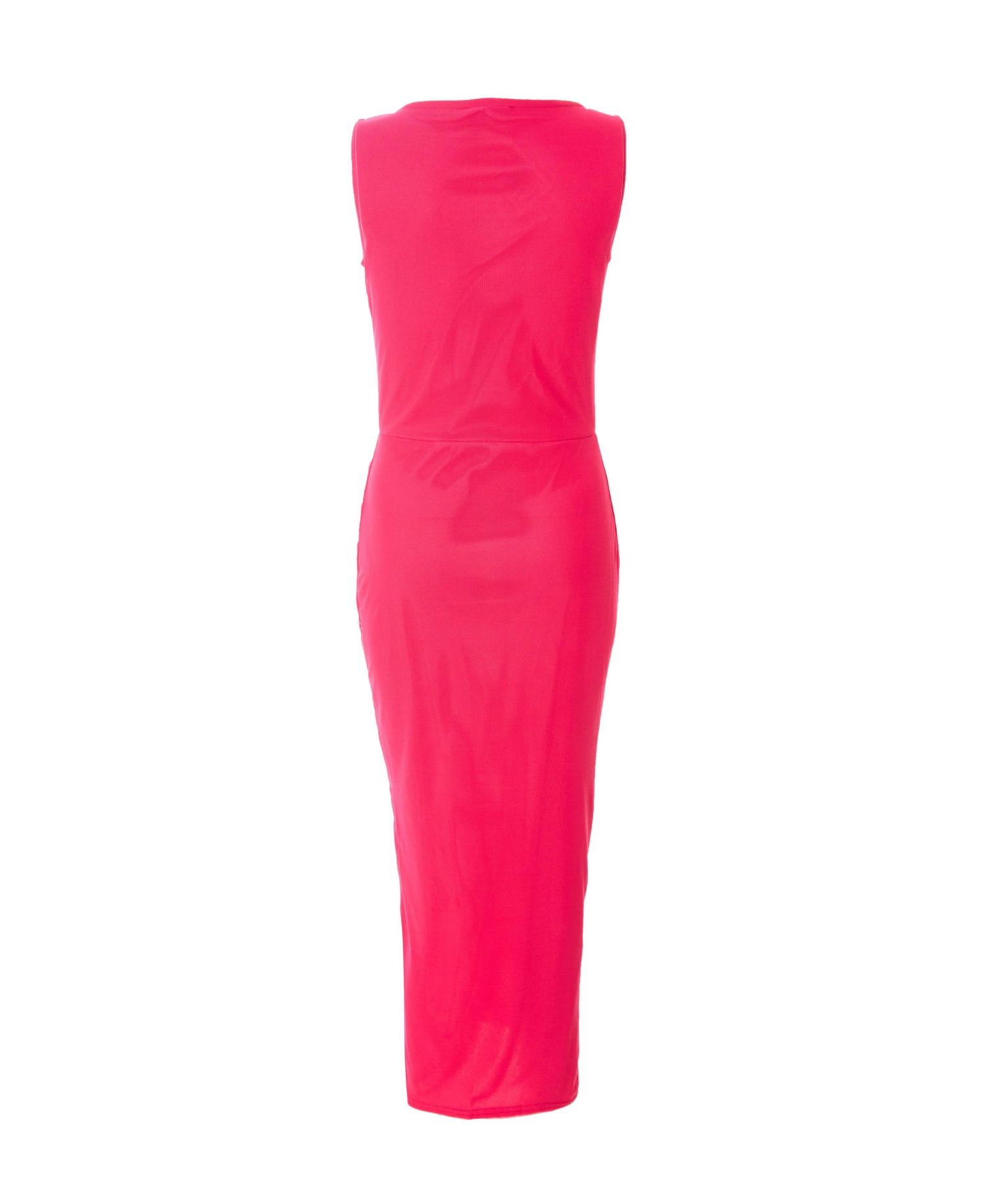 Women's Mesh Ruched Midaxi Dress