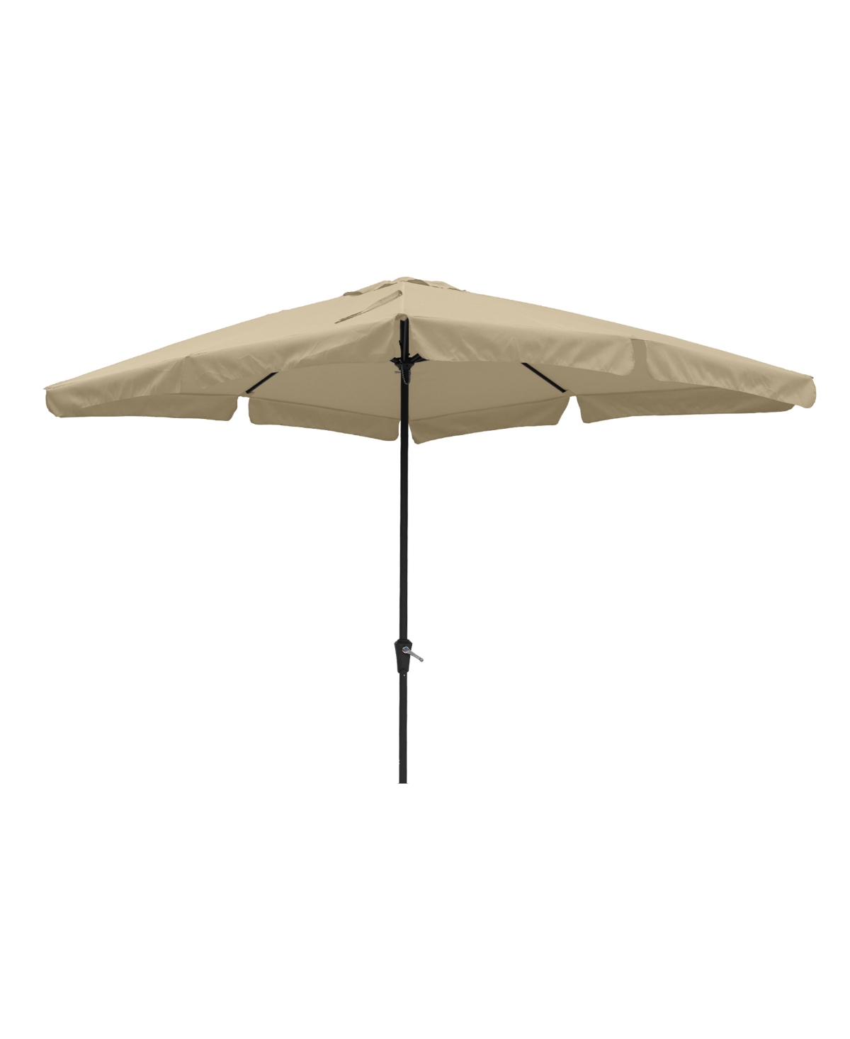10' x 8' Patio Square Market Umbrella with Skirted Canopy - Red