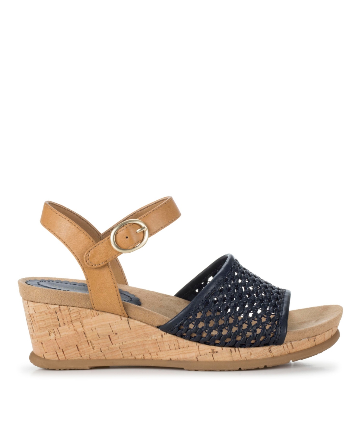 Baretraps Women's Fernelle Wedge Sandals In Navy Blue