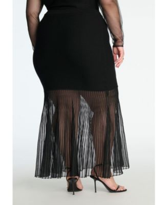 ELOQUII Женский свитер больших размеров, юбка-труба