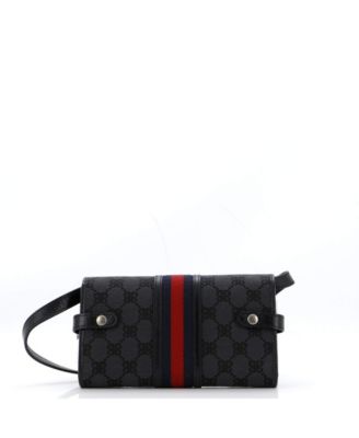 Pre-Owned Balenciaga  x Gucci The Hacker Wallet on Strap BB Canvas