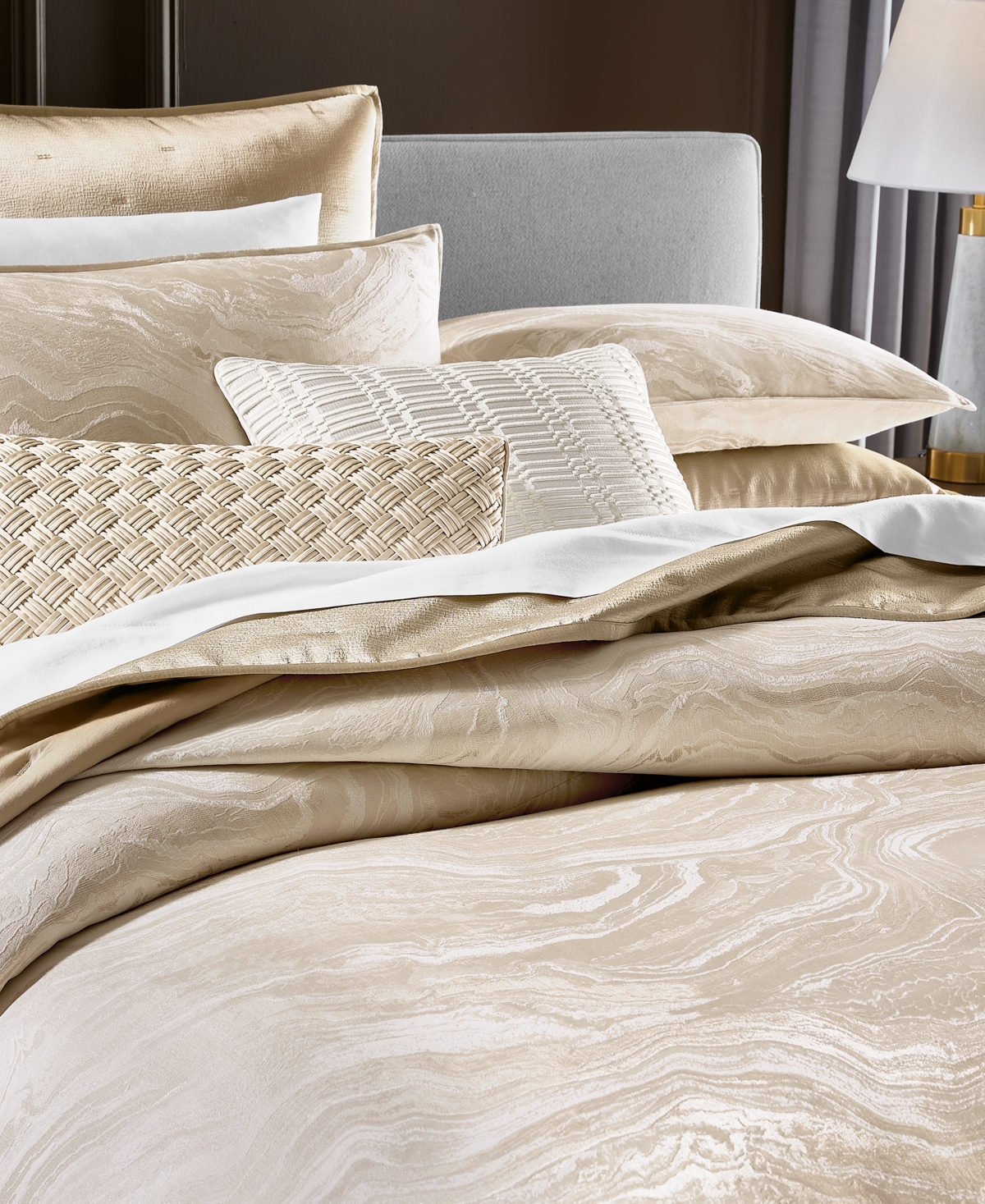 HOTEL COLLECTION BASKETWEAVE DECORATIVE PILLOW, 12" X 24", EXCLUSIVELY AT MACY'S 