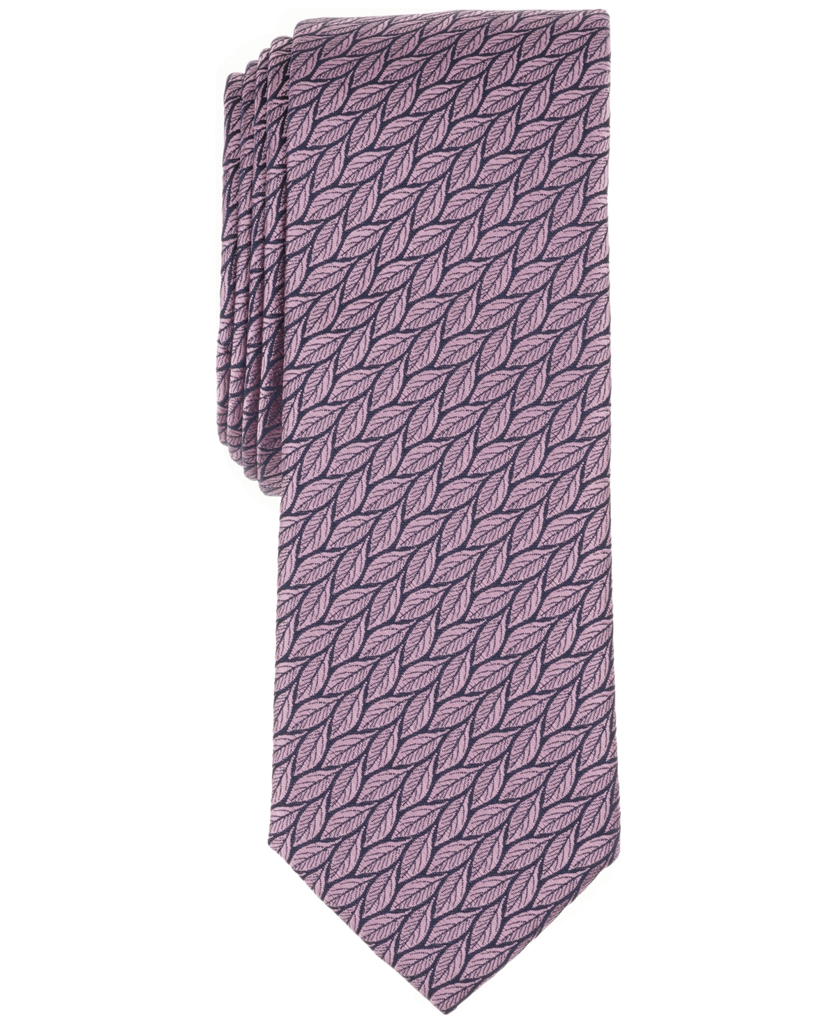 Men's Byward Leaves Tie, Exclusively at Macy's - Pink