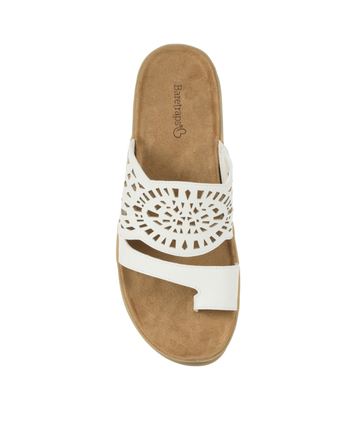 Baretraps Women's Flora Slide Slip On Sandals In White
