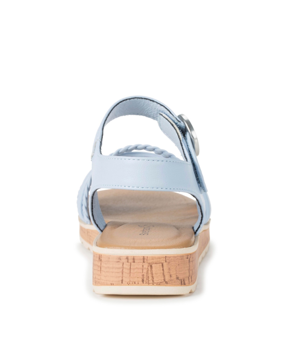 Baretraps Women's Gwyneth Slide On Wedge Sandals In Sea Glass Blue