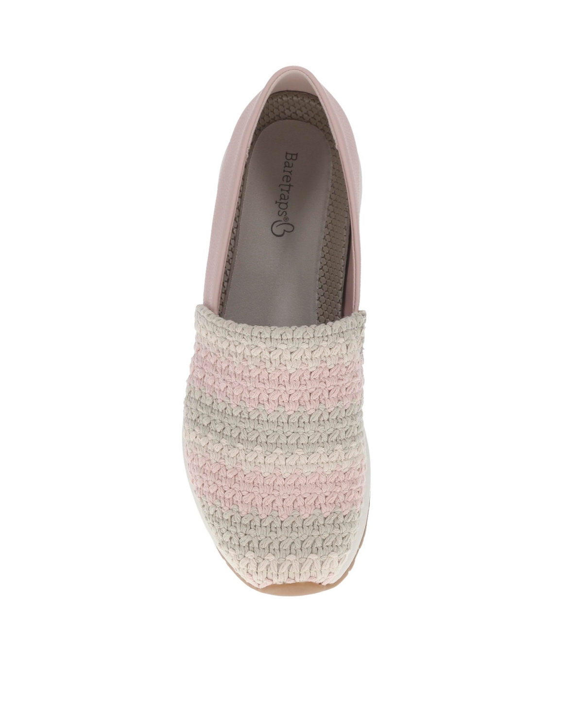 Baretraps Women's Gennie Slip On Flats In Pink Pearl Multi