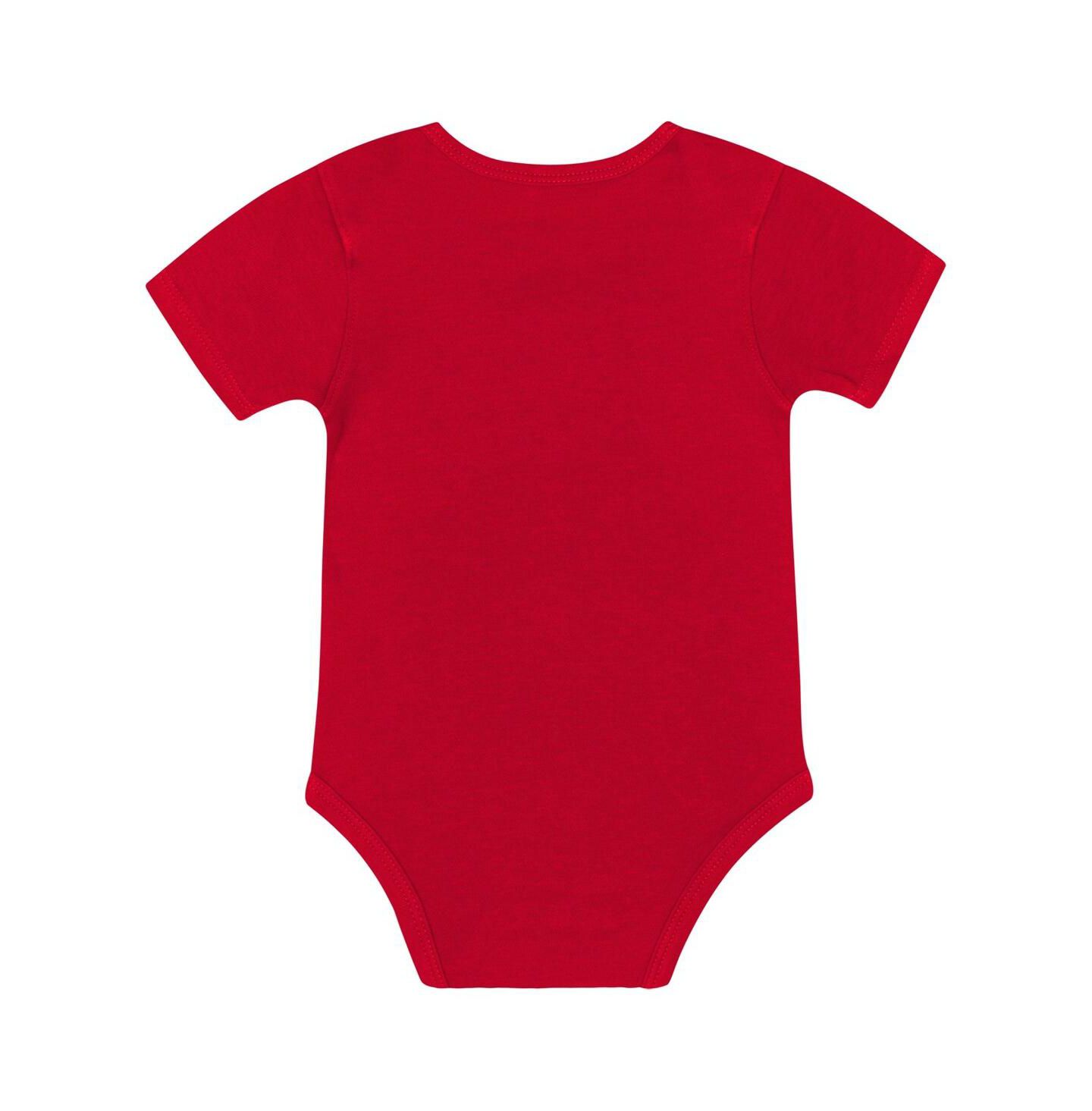 Комплекты Outerstuff Kansas City Chiefs Dynamic Duo Bodysuit, Bib Knit Hat Set для малышей — фото 4