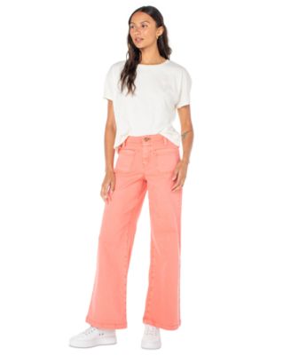 Juniors' Cotton Love Back-Graphic Crewneck Tee