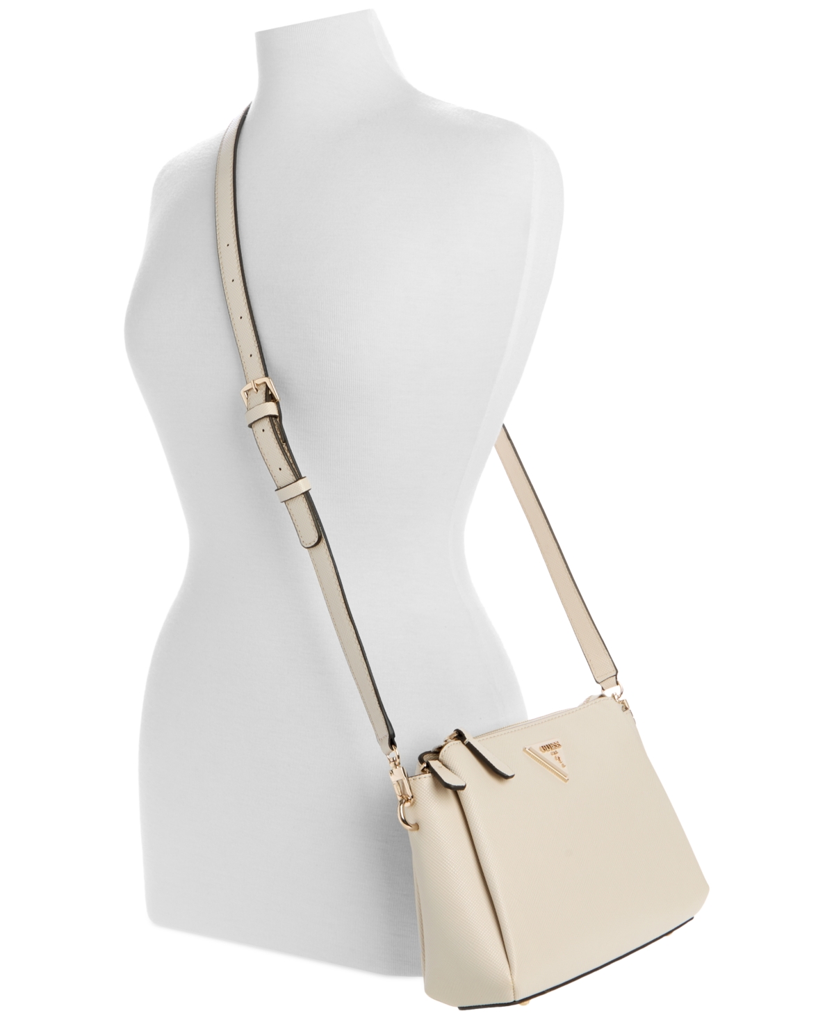 GUESS NOELLE TRIPLE COMPARTMENT CROSSBODY 