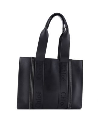 Pre-Owned Chloe Medium Woody Tote Leather 228290₽