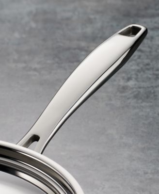 Signature 6-Quart Tri-Ply Clad Stainless Steel Saute Pan with Lid