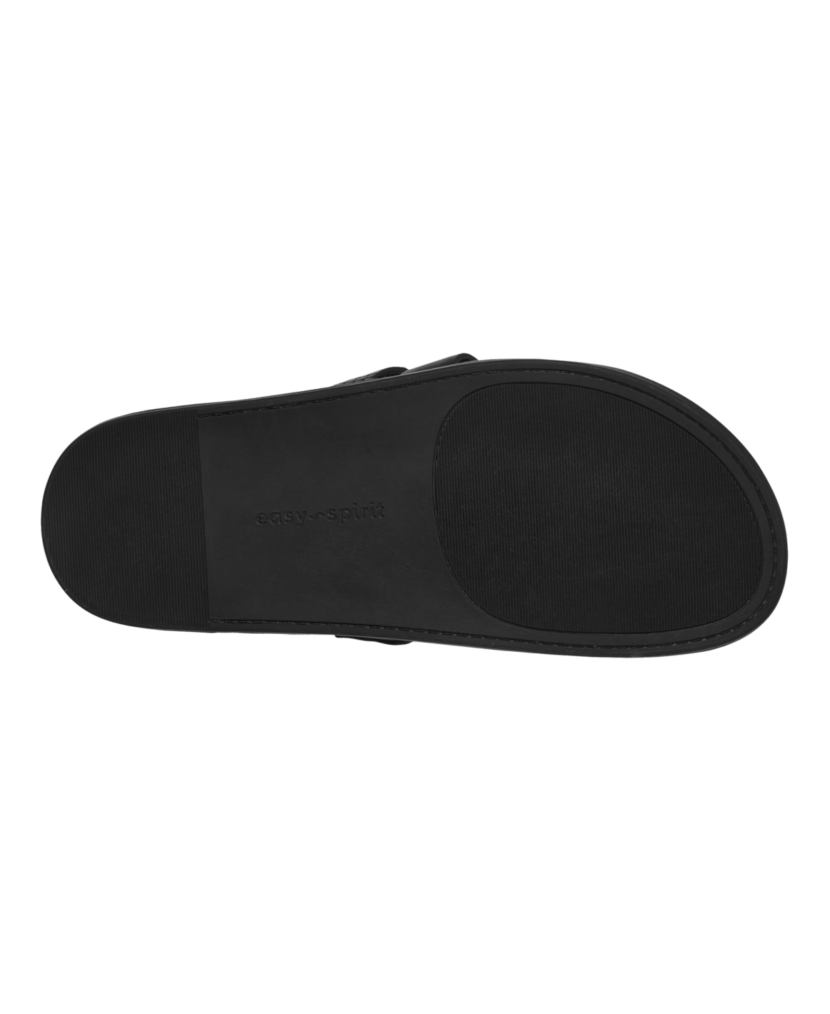 Shop Easy Spirit Women's Trevin Banded Slip-on Sandals In Black
