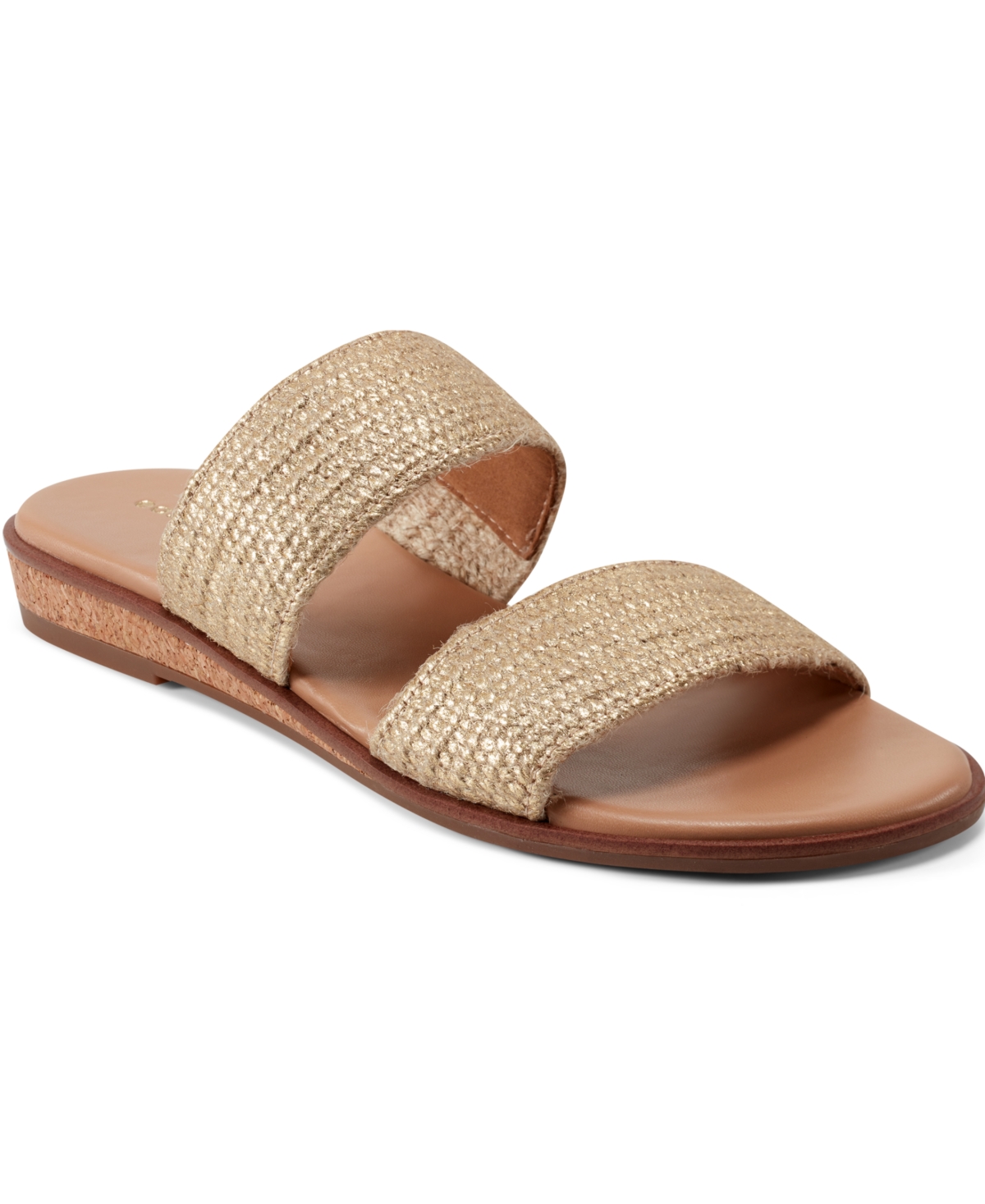 Easy Spirit Loyal Slide Sandal In Gold
