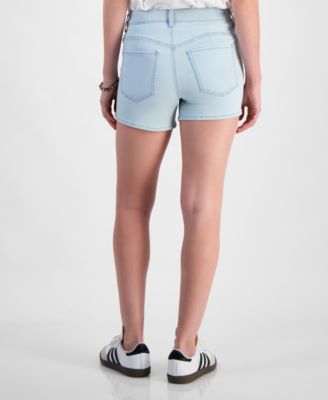 Juniors' 4" High-Rise Curvy Denim Shorts 