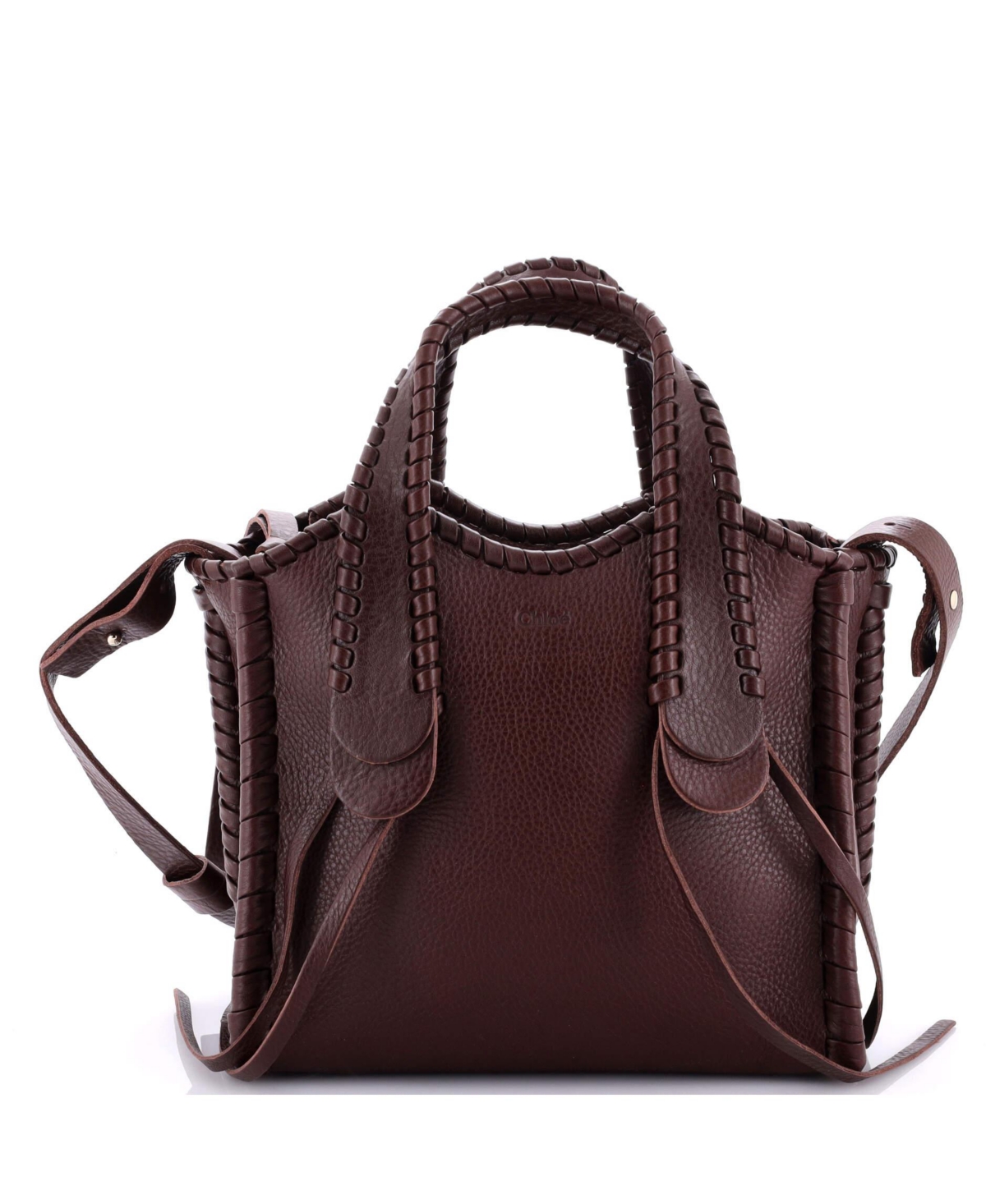 Pre-Owned Chloe Medium Mony Tote Leather - Brown