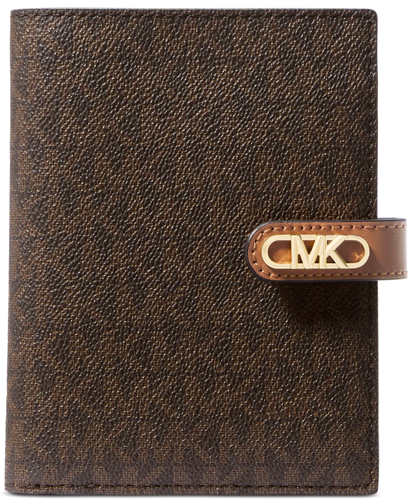 Кошелёк Michael Kors Empire Medium Tab Passport Wallet, цвет: Коричневый — фото 1