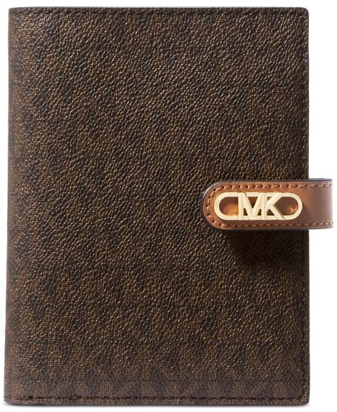 Кошелёк Michael Kors Empire Medium Tab Passport Wallet, цвет: Коричневый