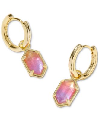 14k Gold-Plated Hallie Huggie Earrings