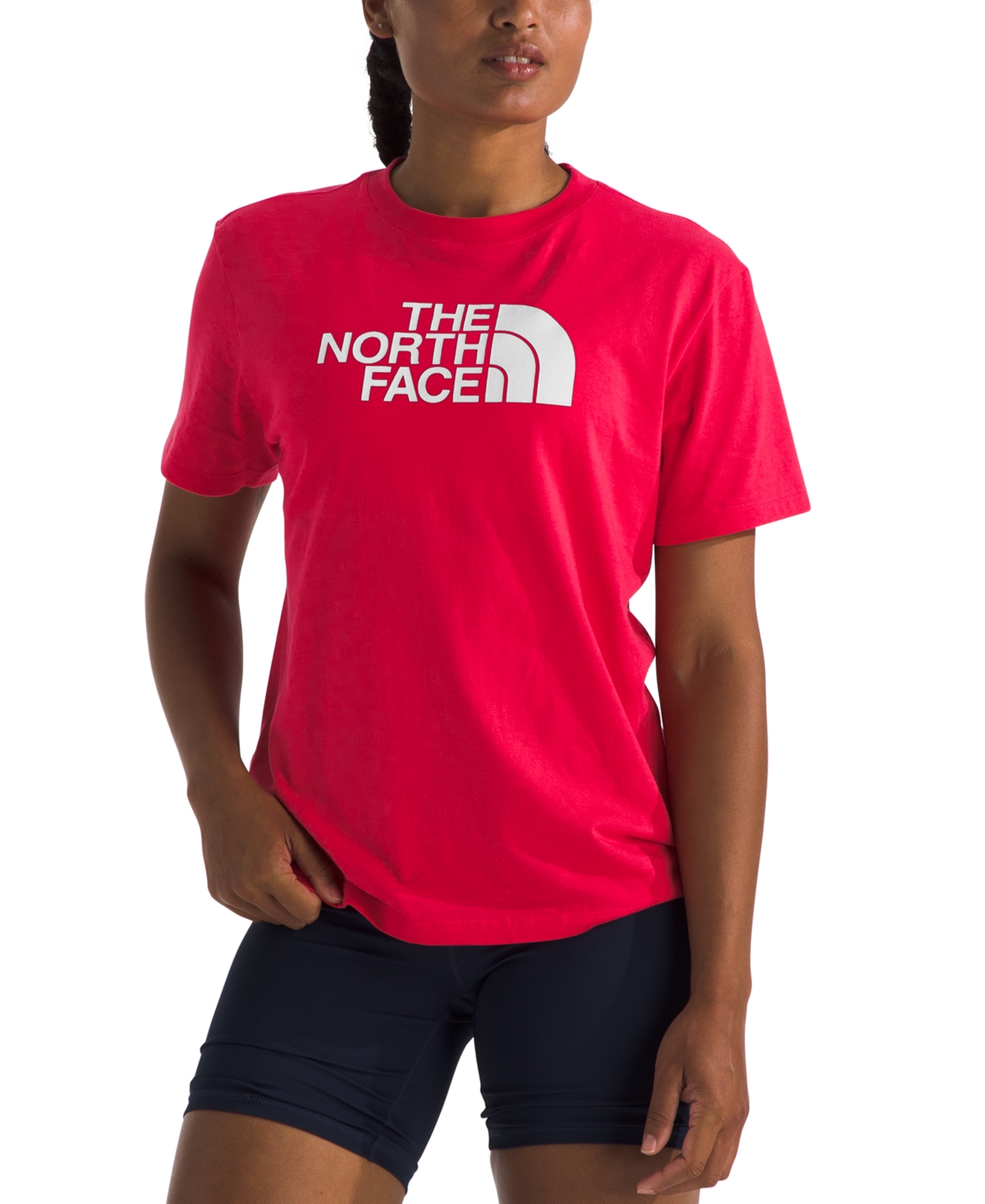 The North Face Women's Short-sleeve Core Half Dome Tee In Pink