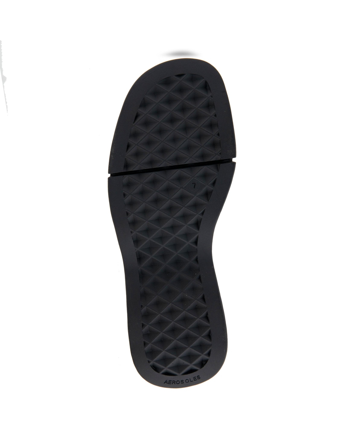 Shop Aerosoles Women's Fez Round Toe Flatform Sandals In Black Pebbled Leather