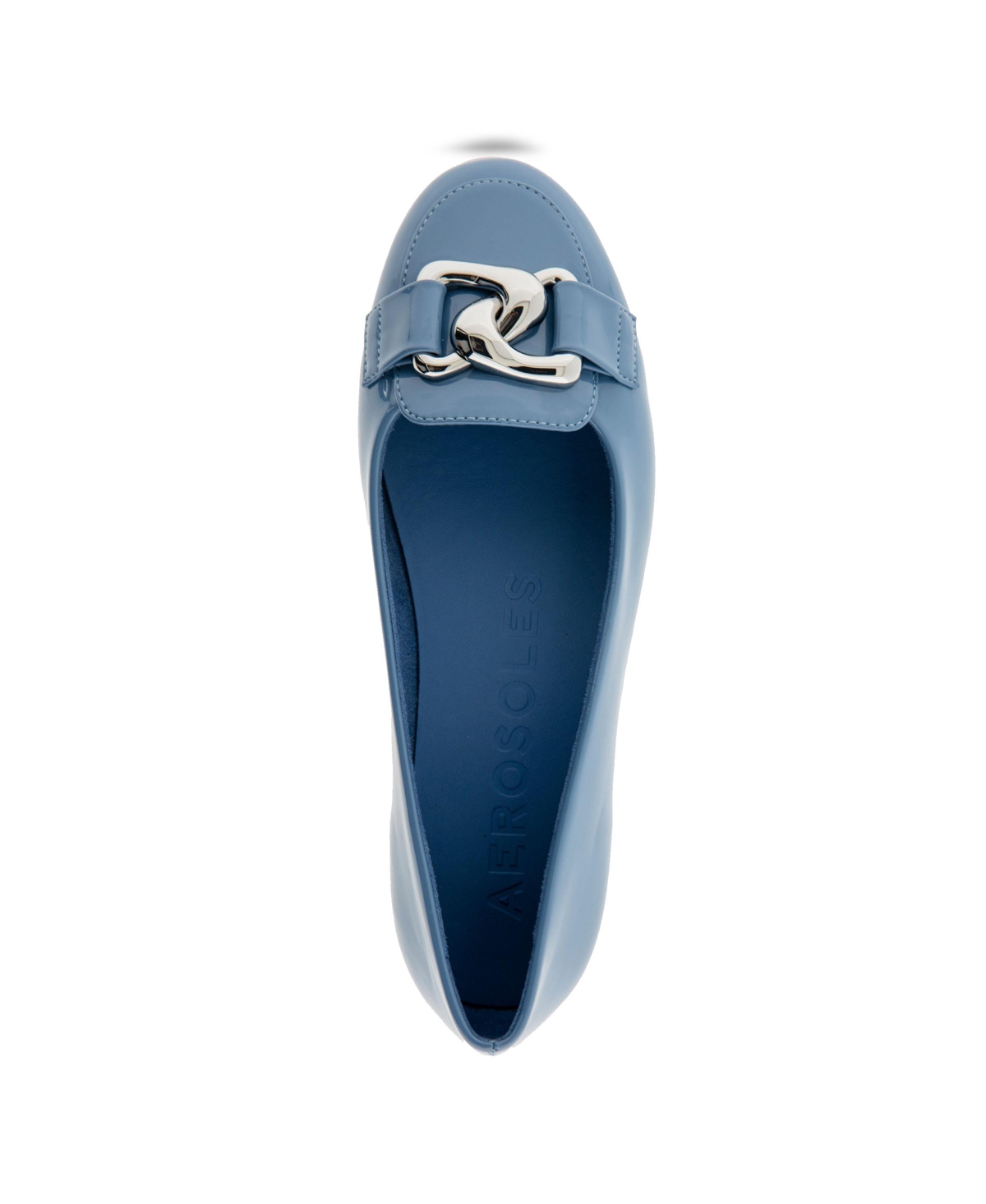 AEROSOLES WOMEN'S BELL ALMOND TOE BALLET FLATS 