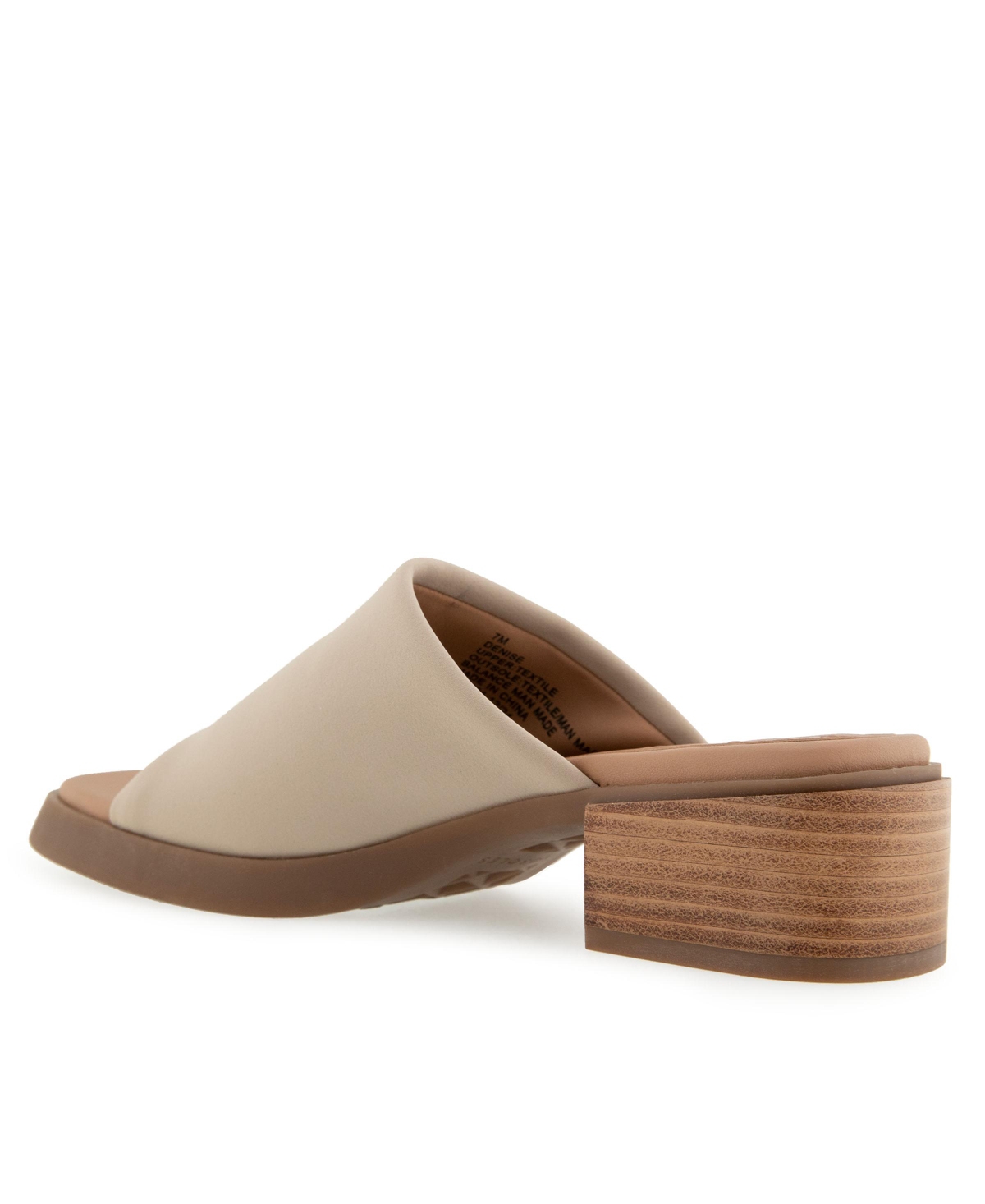 Aerosoles Denise Platform Sandal In Stone Stretch Fabric