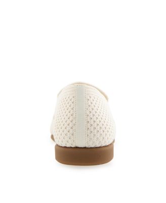 Women's Nanti Knit Smoking Almond Toe Slipper Flats