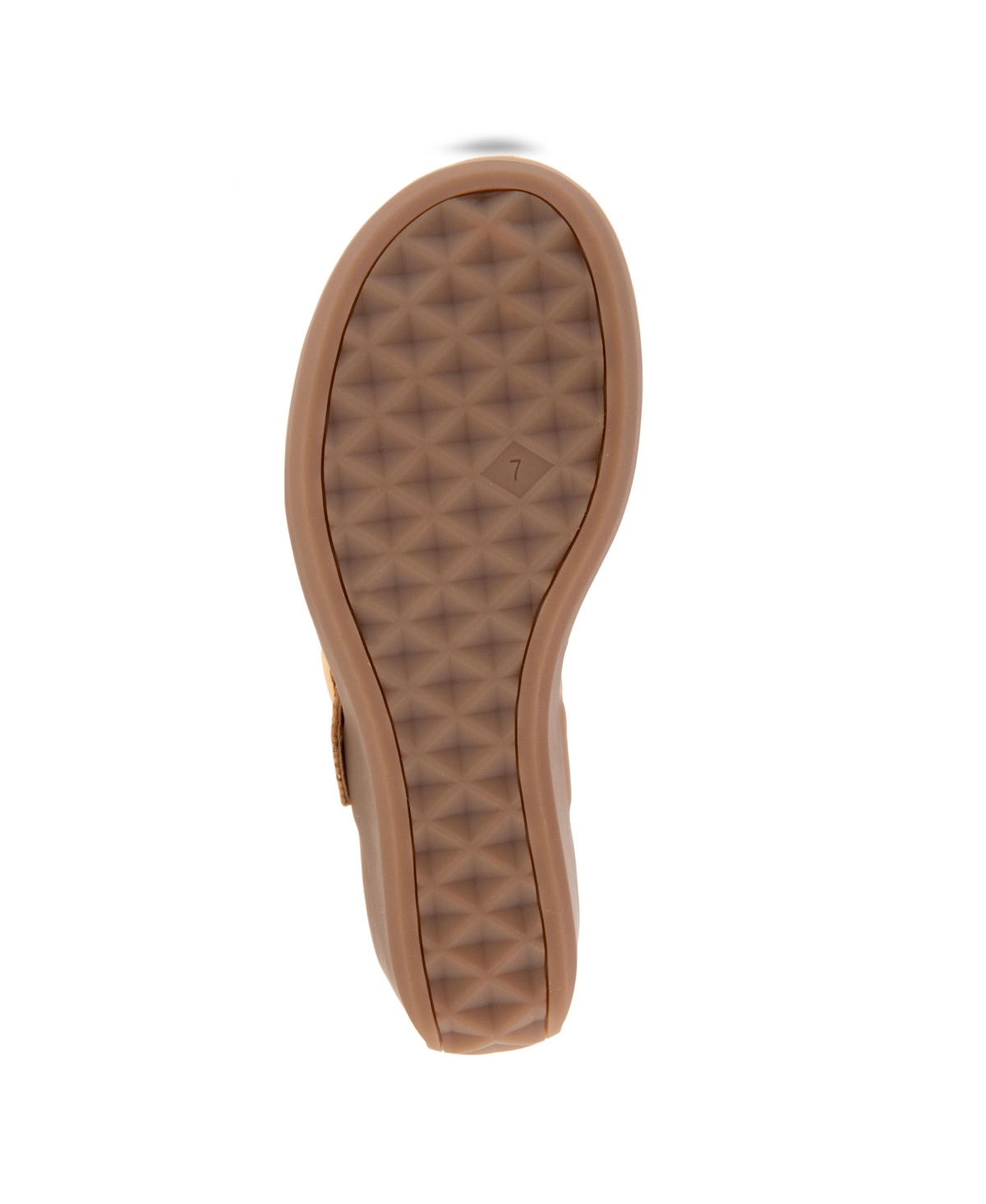 AEROSOLES WOMEN'S IZOLA ROUND TOE WEDGE SANDALS 